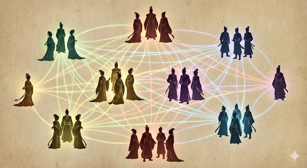 魅力的な登場人物と相関図