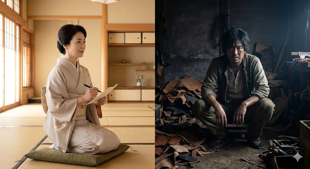 主要登場人物の対比構造