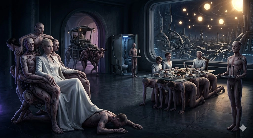 究極のディストピアと人間家具